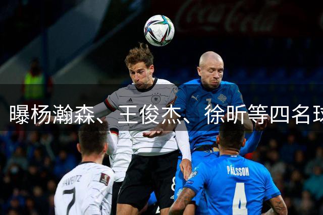 曝杨瀚森、王俊杰、徐昕等四名球员将离队！中国男篮7月13日再次开启集训